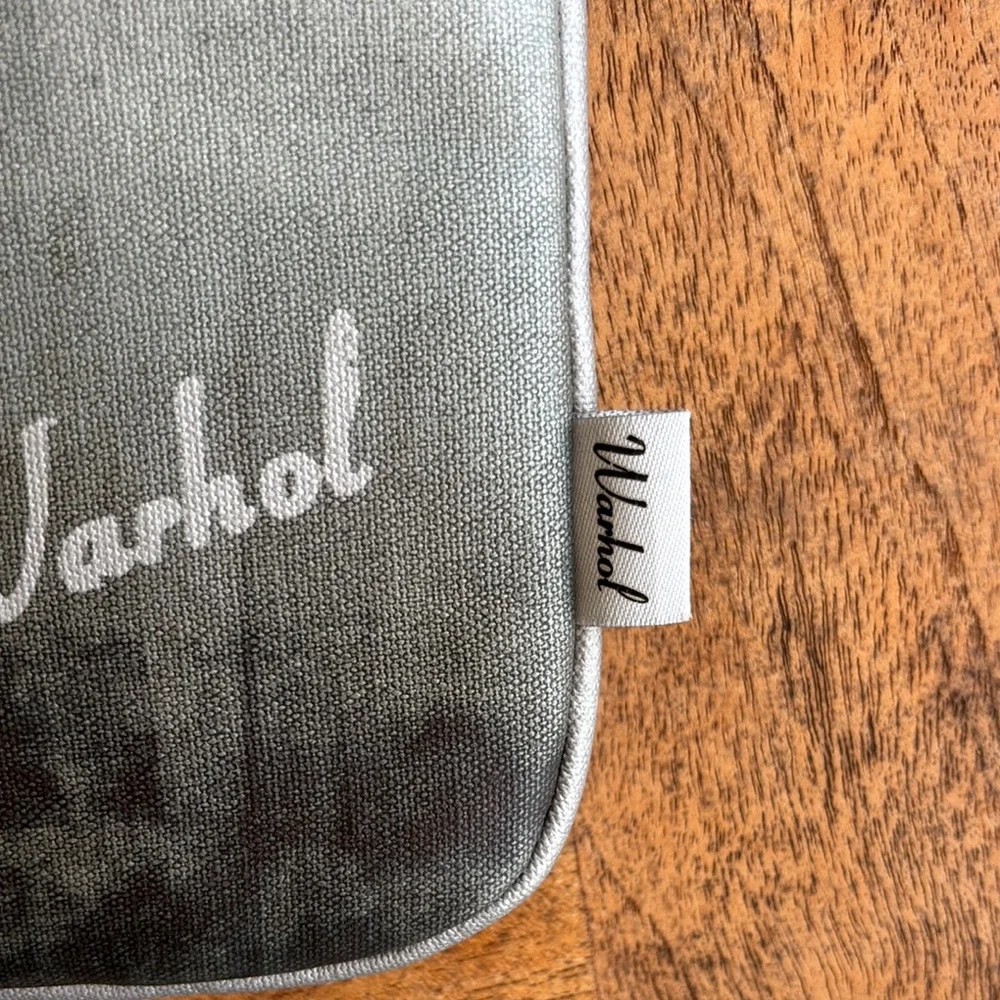 Andy Warhol Gray Laptop Sleeve with Iconic Print